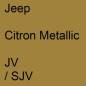 Preview: Jeep, Citron Metallic, JV / SJV.